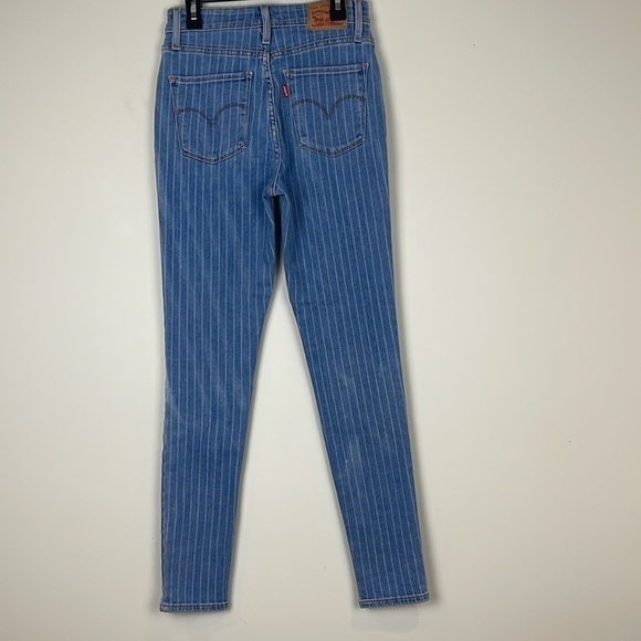 Levi’s 721 high rise skinny striped size 25 - Picture 2 of 9